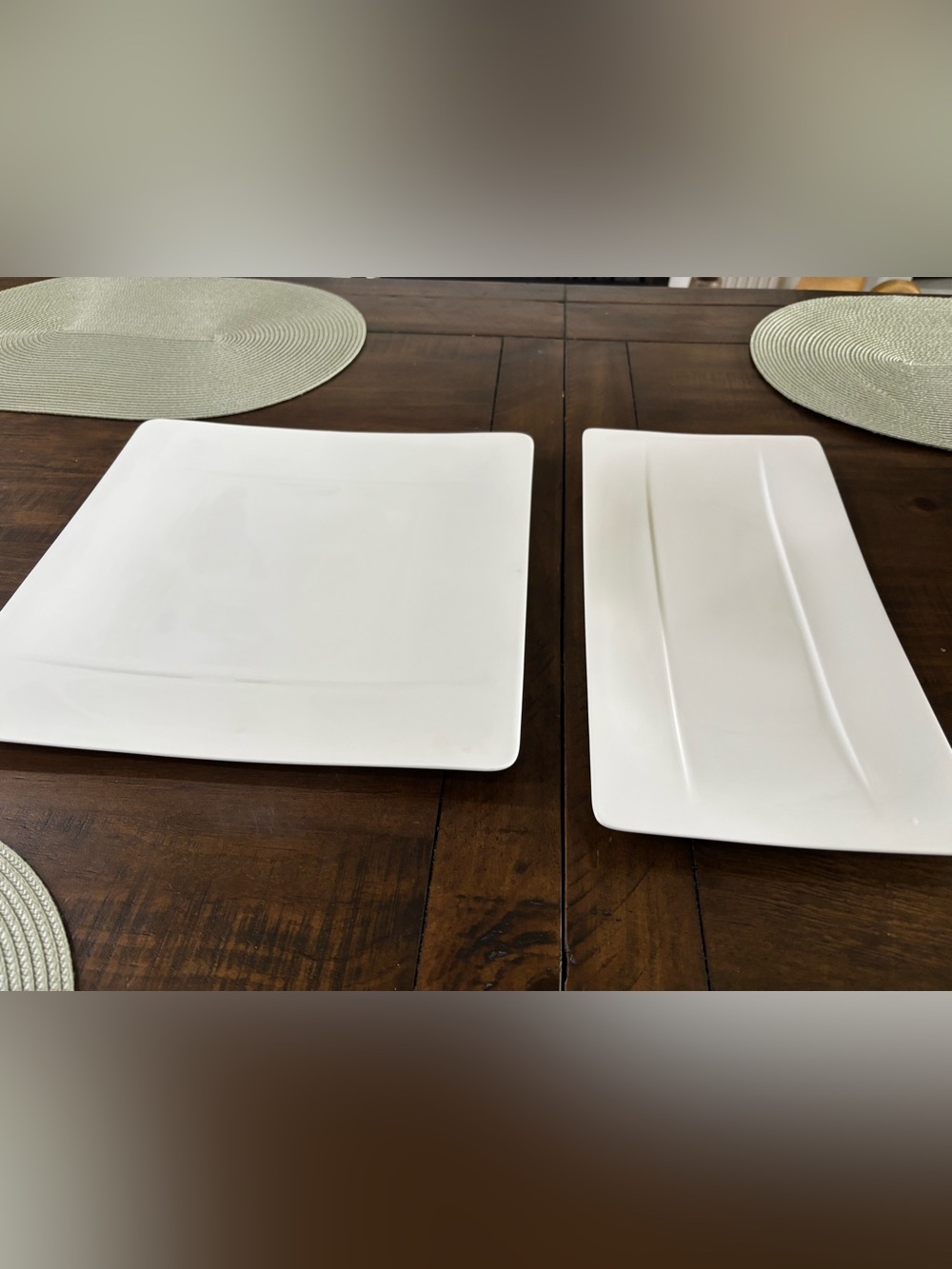 Villeroy & Boch bone porcelain serving platters made in Germany